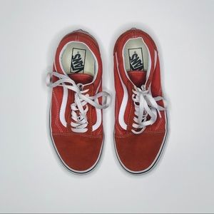 Rusted Orange Vans